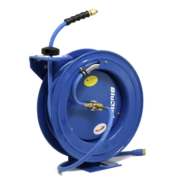 Rmx Industries Blubird Air Hose On 18 Gauge Heavy Duty Reel 3/8 I BBRHD3850 - main